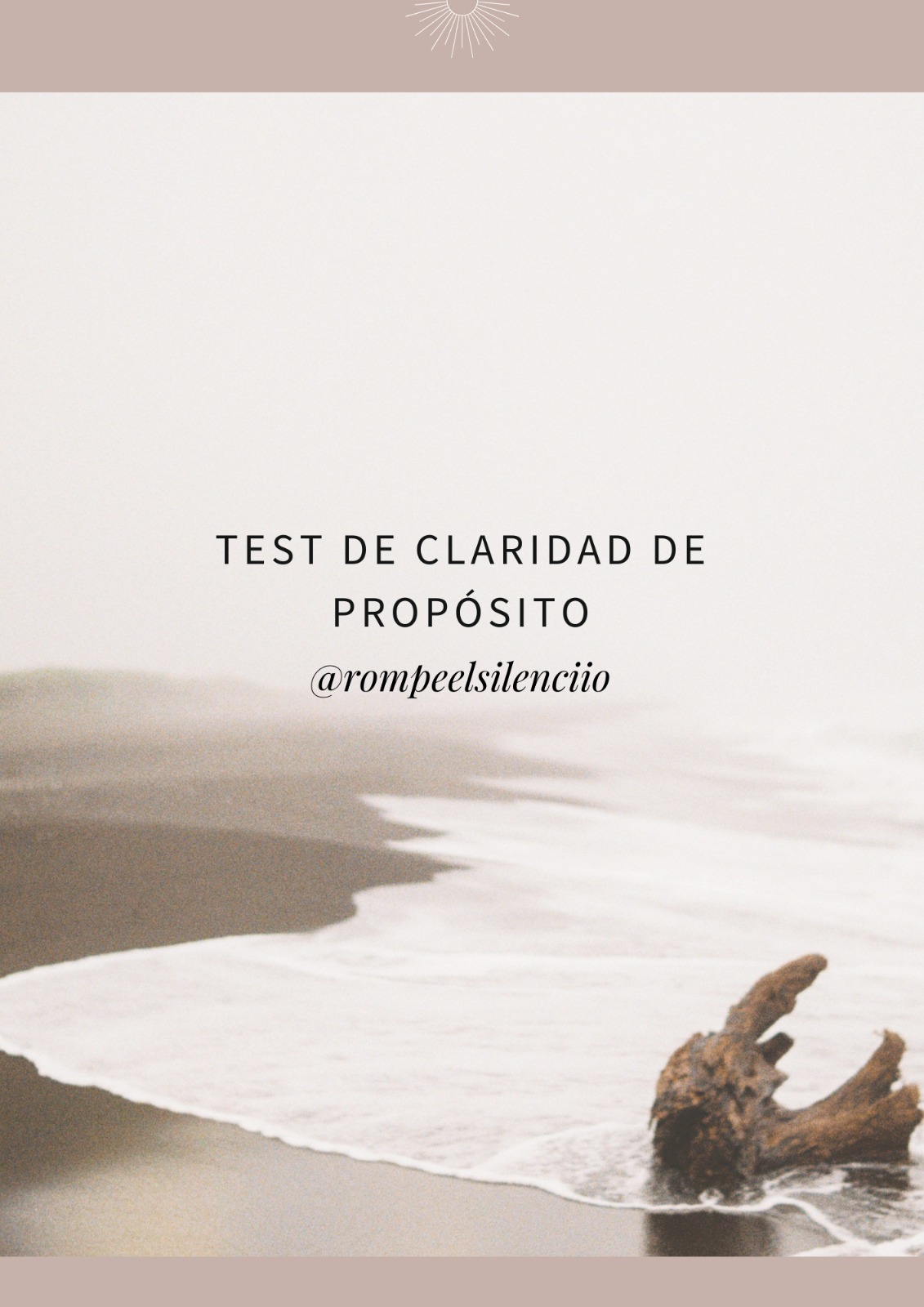 Test de claridad de propósito